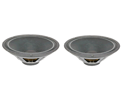PAIR PACK (X2) Eminence ALPHA 15 8ohm 15" 200watt Speakers